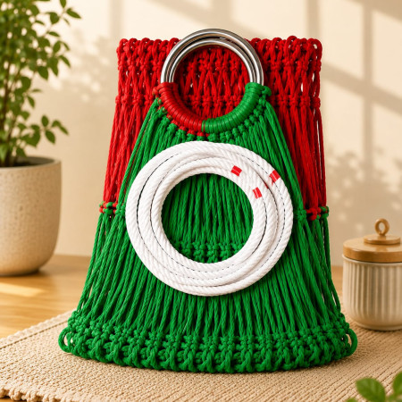 5.5 Fit Premium রিংযুক্ত দোলনা – Green Red | বাধার রশি ফ্রী