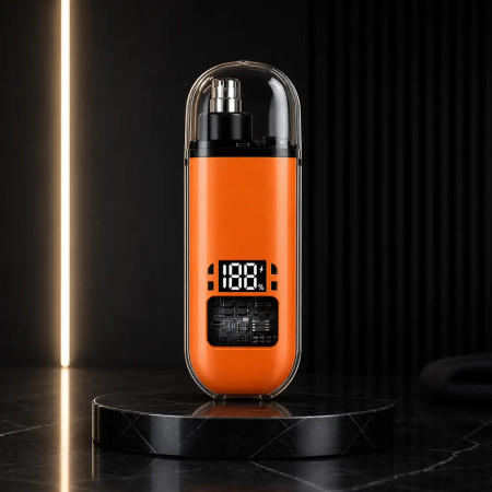 Smart LED Nose Hair Trimmer Pro (Orange)