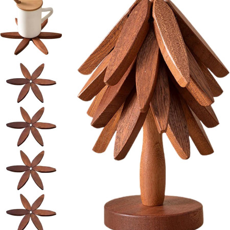 Foldable Bamboo Table Mat – গরম হাঁড়ি রাখার ম্যাট